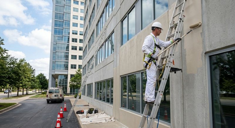 Commercial Concrete Painting in Greeley, CO